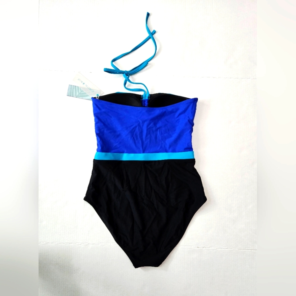 Coastal Blue Vibrant Swimsuit - Picture 2 of 4